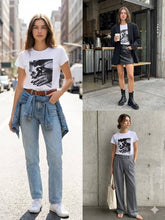 Lade das Bild in den Galerie-Viewer, DAMEN T-SHIRT: Weiß
